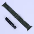 Bracelet acier pour Apple Watch 38 à 49 mm série 12 – Couleur du bracelet Army Green