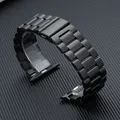 Bracelet acier pour Apple Watch 38 à 49 mm série 12 – Couleur du bracelet Black 04