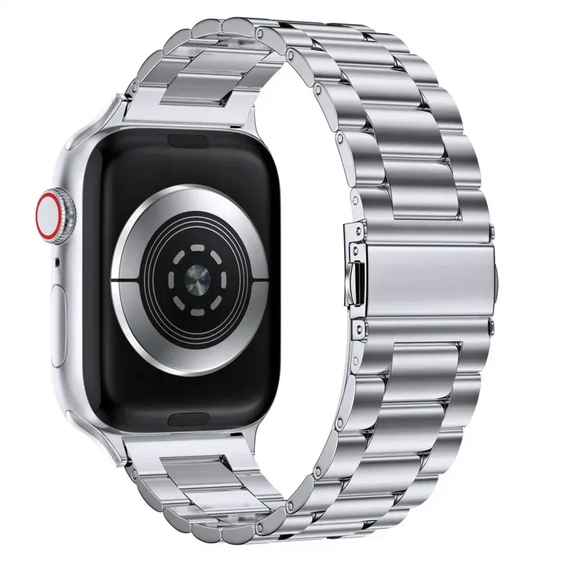 Bracelet acier pour Apple Watch 38 à 49 mm série 12