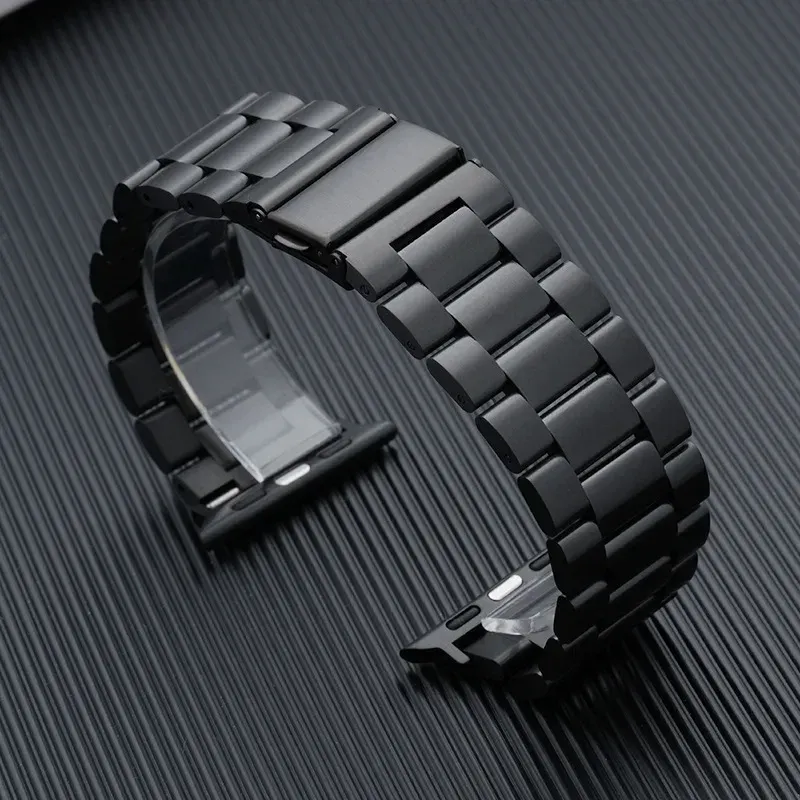 Bracelet acier pour Apple Watch 38 à 49 mm série 12