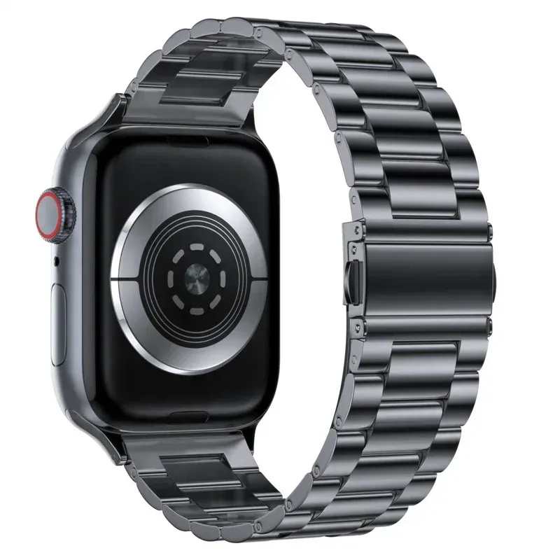 Bracelet acier pour Apple Watch 38 à 49 mm série 12