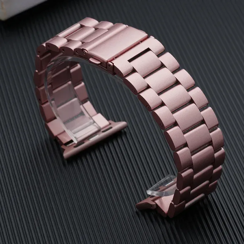 Bracelet acier pour Apple Watch 38 à 49 mm série 12