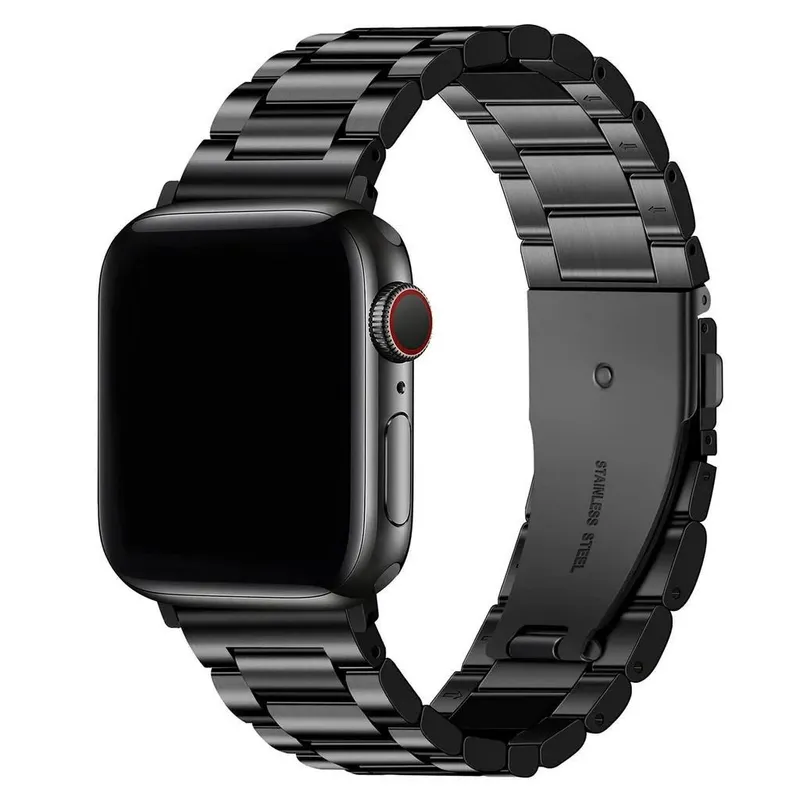 Bracelet acier pour Apple Watch 38 à 49 mm série 9