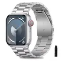 Bracelet acier pour Apple Watch 38 à 49 mm série 9 – Couleur du bracelet silver