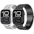 Bracelet acier pour Apple Watch Ultra 2 38 à 46 mm – 1