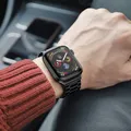 Bracelet acier pour Apple Watch Ultra 2 38 à 46 mm – Couleur Black