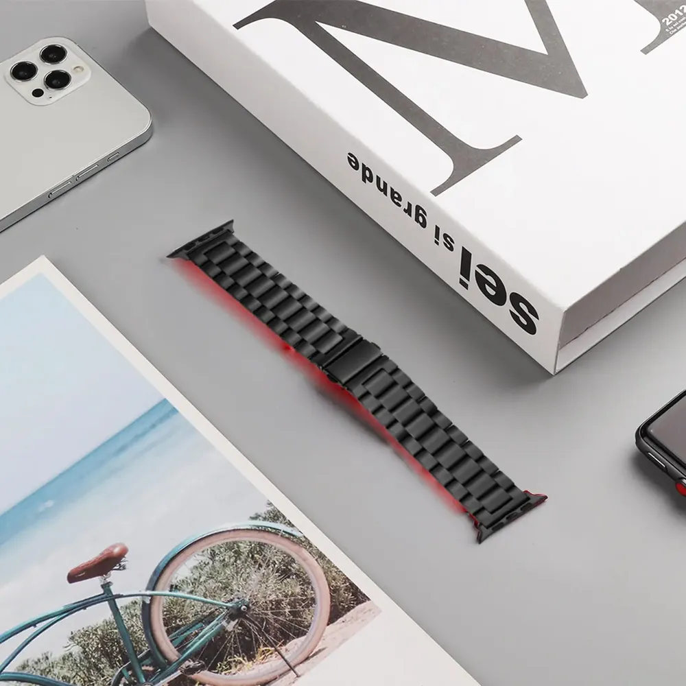 Bracelet acier pour Apple Watch Ultra 2 38 à 46 mm