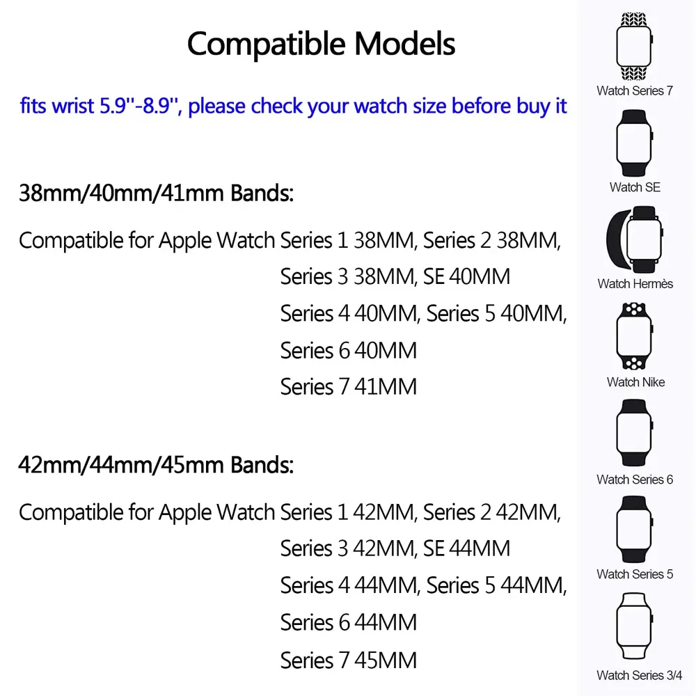 Bracelet acier pour Apple Watch Ultra 2 38 à 46 mm