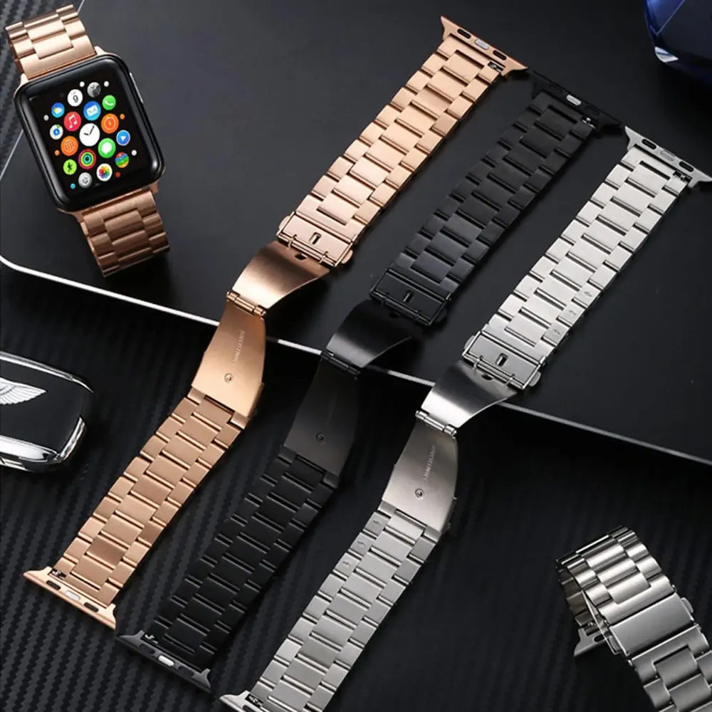 Bracelet acier pour Apple Watch Ultra 2 38 à 46 mm