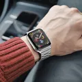 Bracelet acier pour Apple Watch Ultra 2 38 à 46 mm – Couleur Sliver
