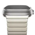 Bracelet acier pour Apple Watch Ultra 2 38 à 49 mm – Couleur du bracelet starlight