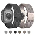 Bracelet acier pour Apple Watch Ultra 38 à 49 mm – 1