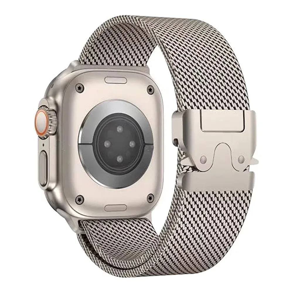 Bracelet acier pour Apple Watch Ultra 38 à 49 mm