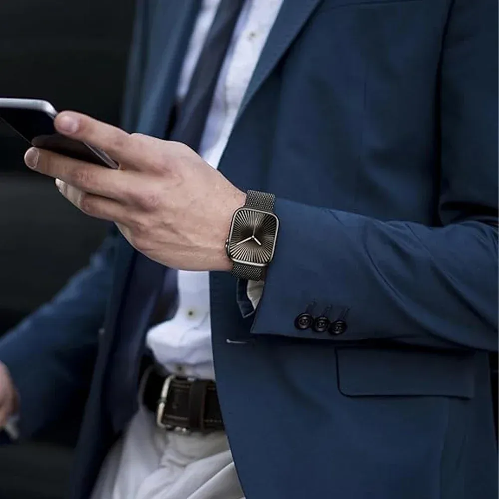 Bracelet acier pour Apple Watch Ultra 38 à 49 mm