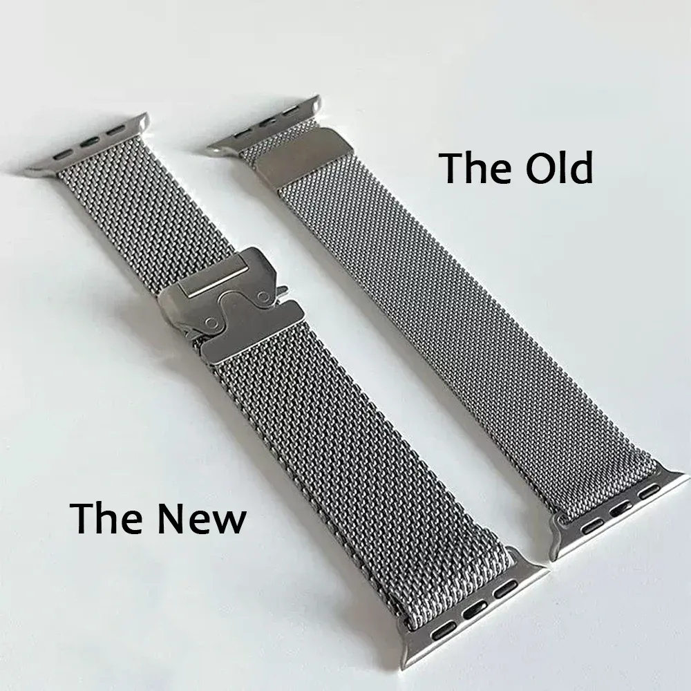 Bracelet acier pour Apple Watch Ultra 38 à 49 mm