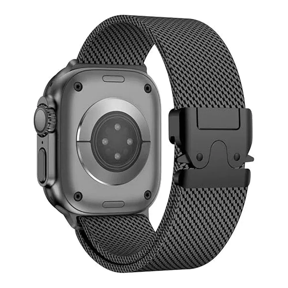 Bracelet acier pour Apple Watch Ultra 38 à 49 mm