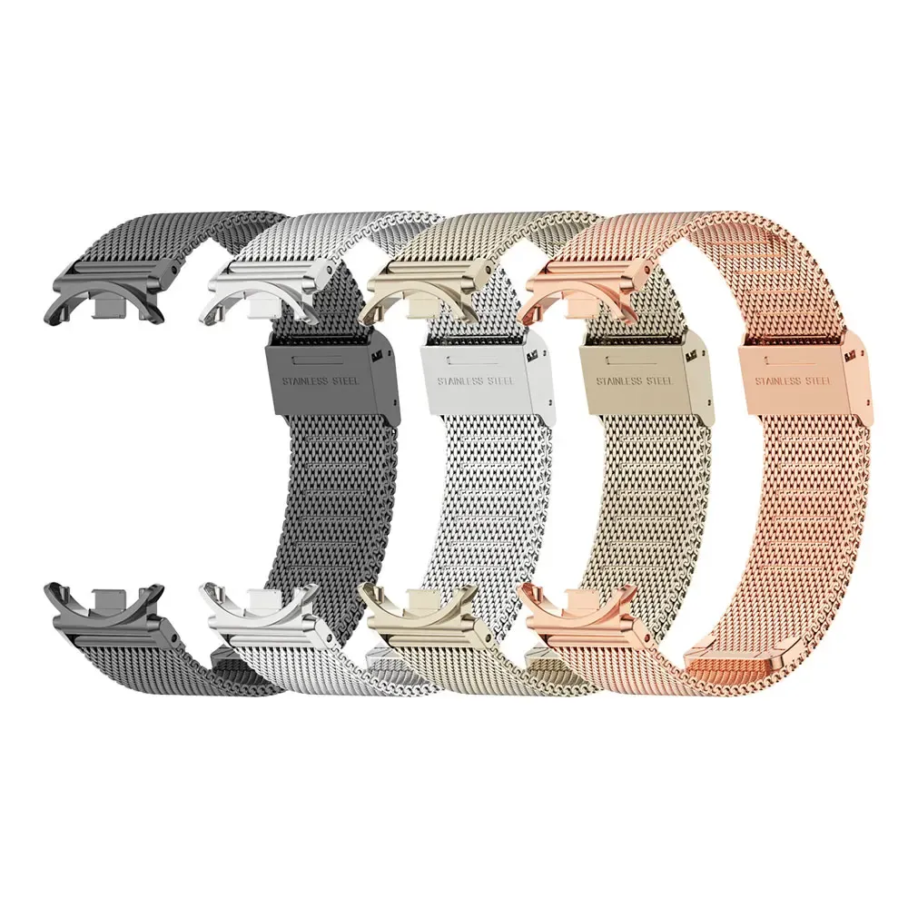 Bracelet acier pour Mi Band 11 10 9 8 Milanese