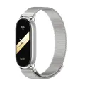 Bracelet acier pour Mi Band 11 10 9 8 Milanese – Color Magnetic Silver