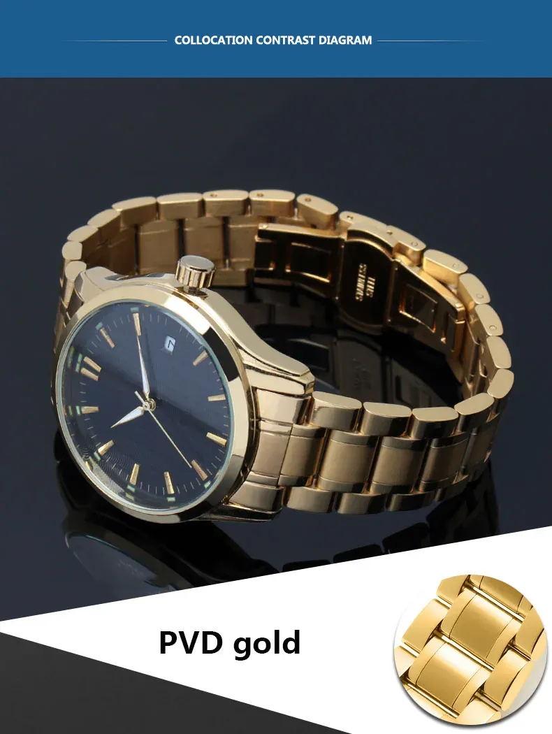 Bracelet acier pour montre 14 à 24 mm