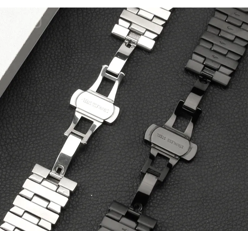 Bracelet acier pour montre 22 à 24 mm