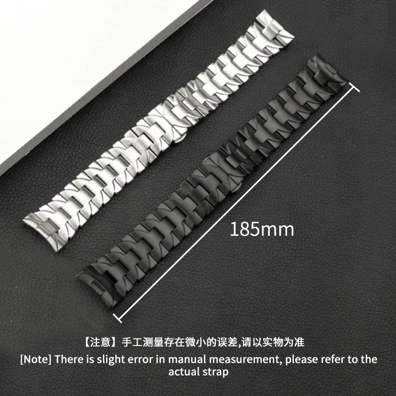 Bracelet acier pour montre 22 à 24 mm