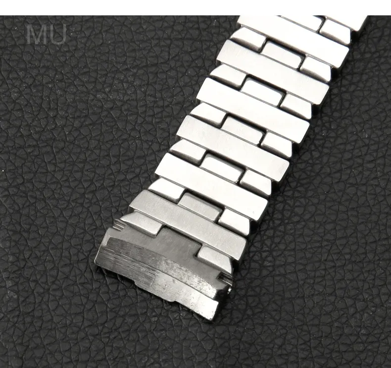 Bracelet acier pour montre 22 à 24 mm