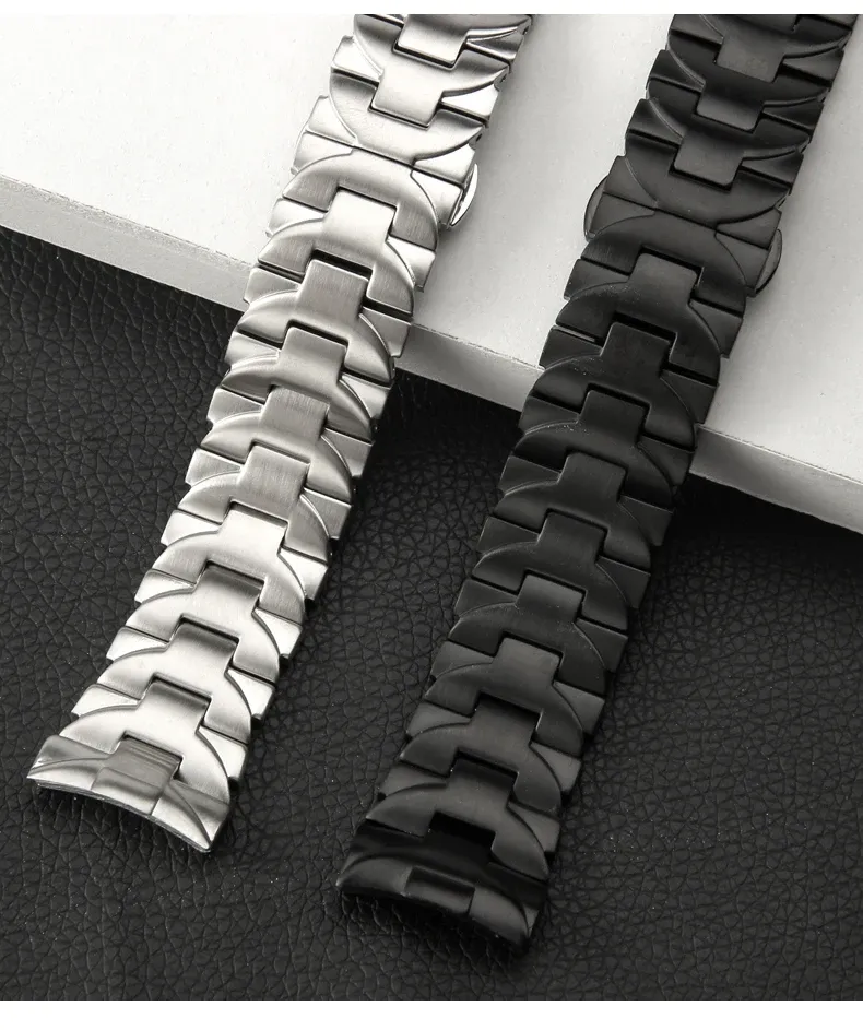 Bracelet acier pour montre 22 à 24 mm