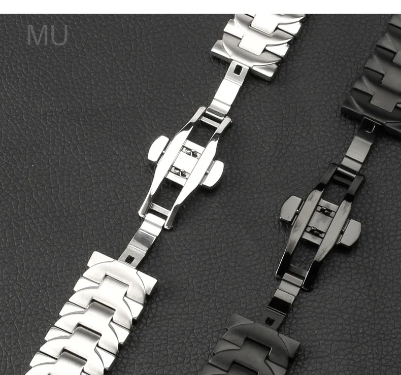 Bracelet acier pour montre 22 à 24 mm
