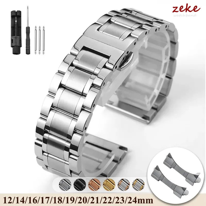 Bracelet acier universel 12 à 24 mm