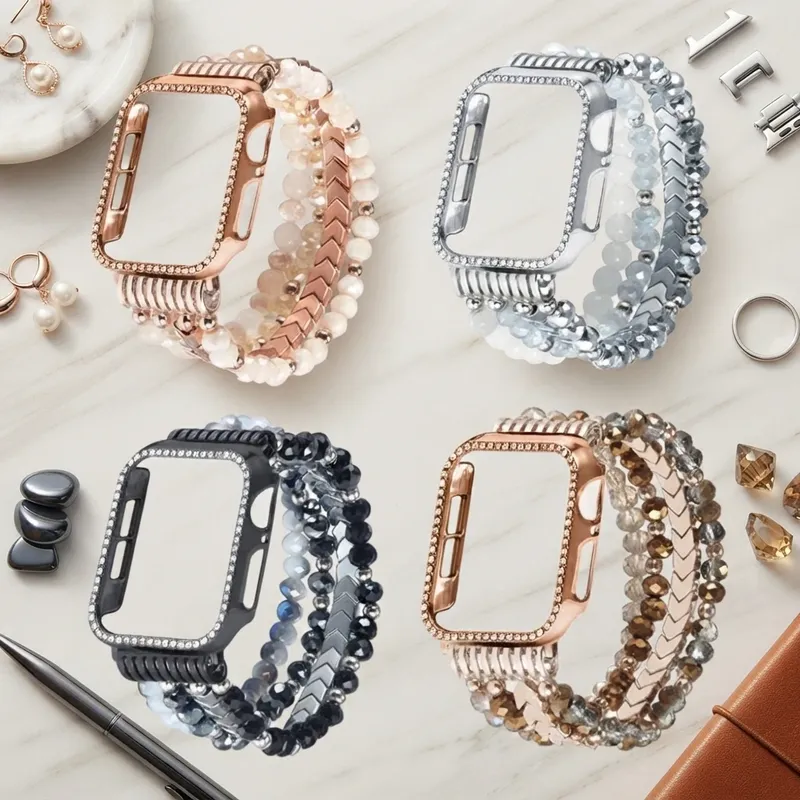 Bracelet bijou strass pour Apple Watch
