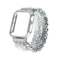 Bracelet bijou strass pour Apple Watch – Couleur du bracelet Argent