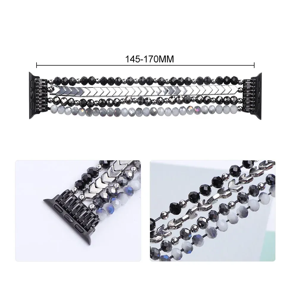 Bracelet bijou strass pour Apple Watch