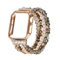 Bracelet bijou strass pour Apple Watch – Couleur du bracelet Rose gold