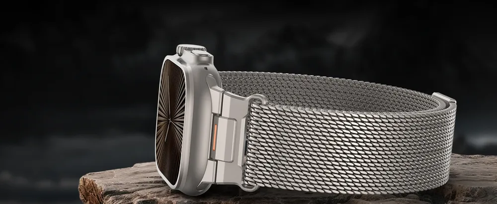 Bracelet boucle milanaise 38 à 49 mm pour Apple Watch