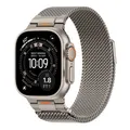 Bracelet boucle milanaise 38 à 49 mm pour Apple Watch – Couleur du bracelet Titanium