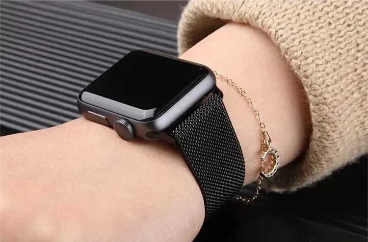 Bracelet boucle milanaise pour Apple Watch 38 à 49 mm
