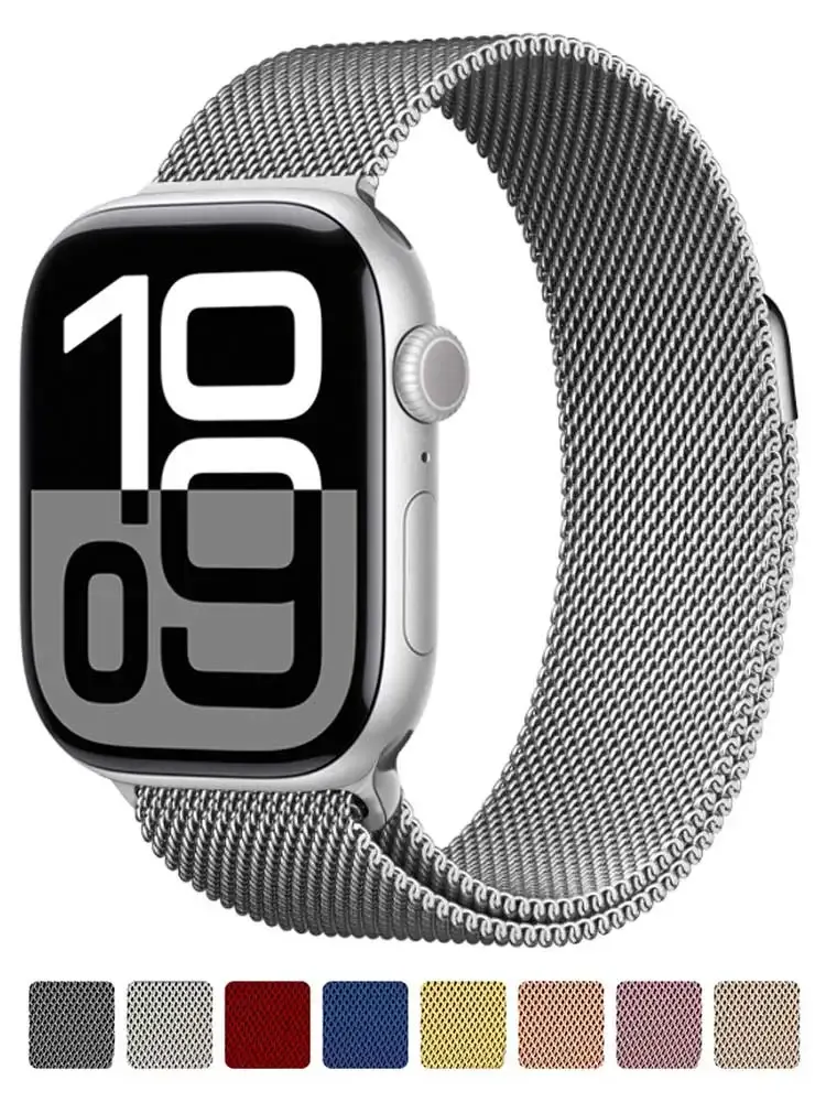 Bracelet boucle milanaise pour Apple Watch 38 à 49 mm