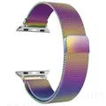 Bracelet boucle milanaise pour Apple Watch 38 à 49 mm – Couleur du bracelet Pride 21