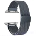Bracelet boucle milanaise pour Apple Watch 38 à 49 mm – Couleur du bracelet Space Gray 3