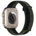 Bracelet boucle nylon pour Apple Watch 38 à 49 mm – Band Color 14 Black Grey