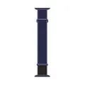 Bracelet boucle nylon pour Apple Watch 38 à 49 mm – Band Color 17 Mid blue black