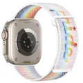 Bracelet boucle nylon pour Apple Watch 38 à 49 mm – Band Color 17 White Color