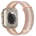 Bracelet boucle nylon pour Apple Watch 38 à 49 mm – Band Color 33 Pink milk white