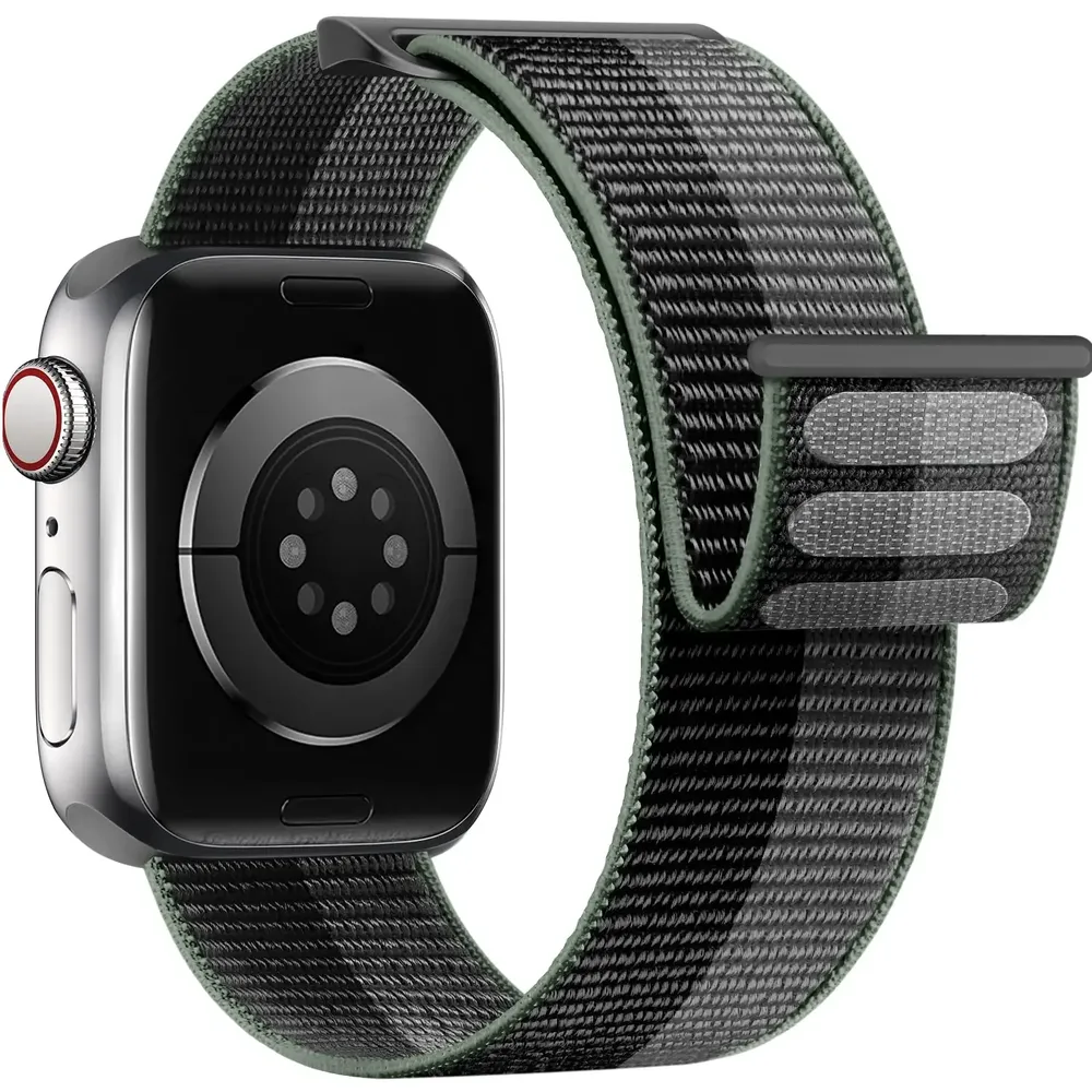 Bracelet boucle nylon pour Apple Watch 38 à 49 mm