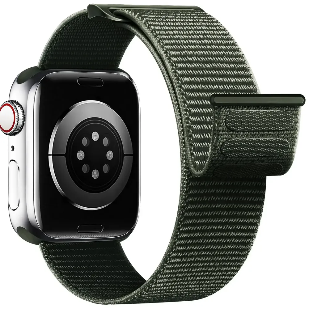 Bracelet boucle nylon pour Apple Watch 38 à 49 mm
