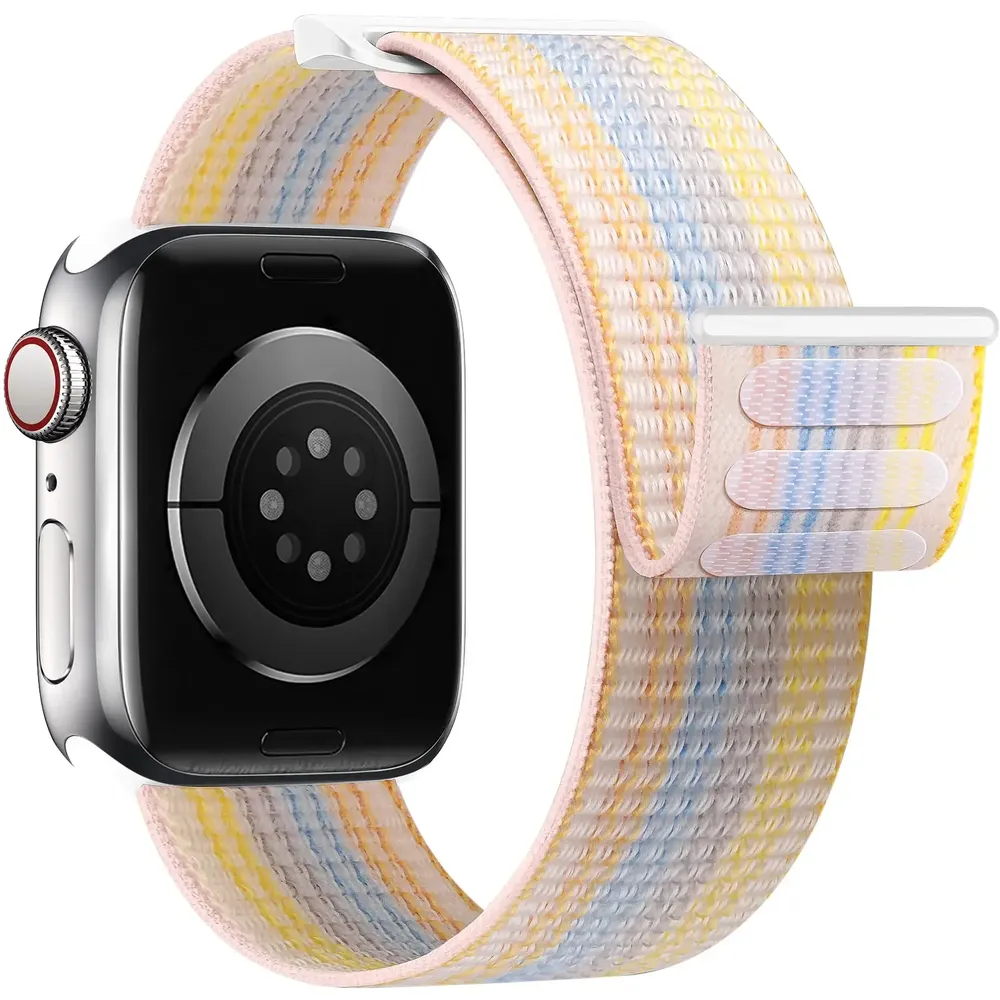 Bracelet boucle nylon pour Apple Watch 38 à 49 mm