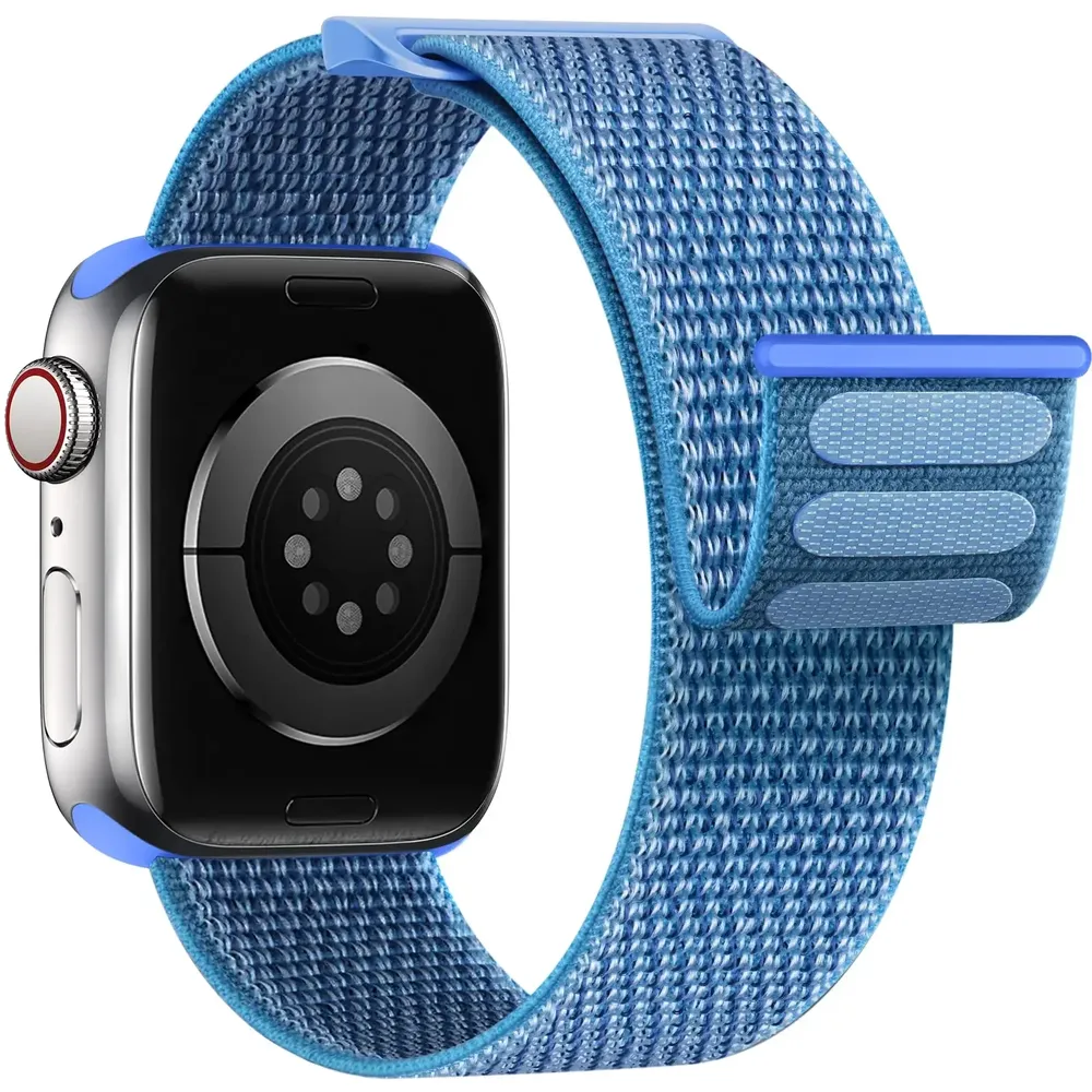 Bracelet boucle nylon pour Apple Watch 38 à 49 mm