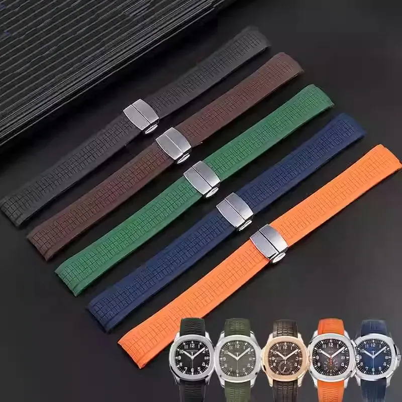 Bracelet caoutchouc 19 à 21 mm pour Patek Philippe
