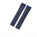 Bracelet caoutchouc 19 à 21 mm pour Patek Philippe – Band Color Blue-No buckle