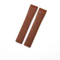 Bracelet caoutchouc 19 à 21 mm pour Patek Philippe – Band Color Light brown-No